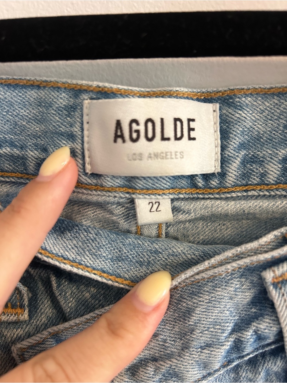 Agolde Classic Light Blue Jeans Size 22 (more like Size 25) - Picture 14 of 16